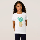 T-Shirt Aloha Tropical AnanasT-shirt Jersey fin (Devant entier)