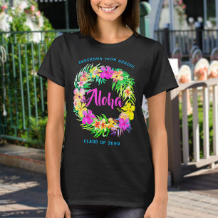 T-shirt Aloha Tropical Hawaiian Luau Graduation
