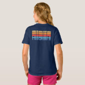 T-shirt Aloha Tropical Road Trip Fille de famille jumelée (Dos entier)