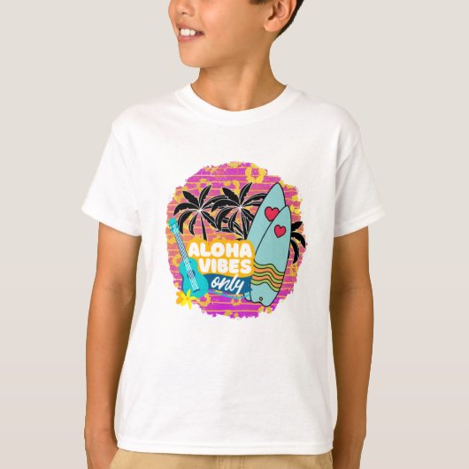 T-shirt ALOHA VIBES uniquement (Devant)
