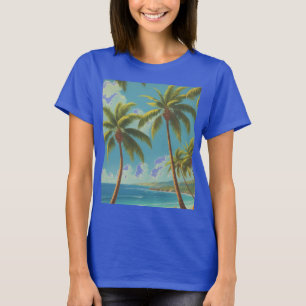 T-shirt Aloha Voyage Hawaïen De Style vintage De Hawaii