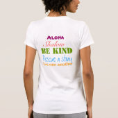 T-shirt AlohaShalomBeKind (Dos)