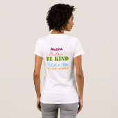 T-shirt AlohaShalomBeKind (Dos entier)