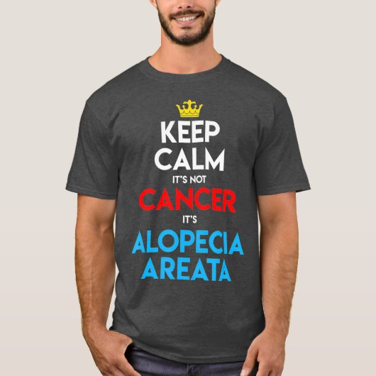 T-shirt Alopecia Areata Sensibilisation Perte de cheveux c (Devant)