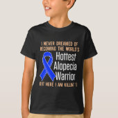 T-shirt Alopecia Aware Hair Loss Warrior Hottest Survi (Devant)