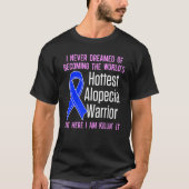 T-shirt Alopecia Aware Hair Loss Warrior Hottest Survi (Devant)