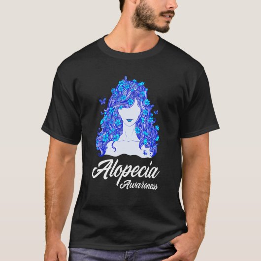 T-shirt Alopecia Guerrier Perte de cheveux Guerrier Alopec (Devant)