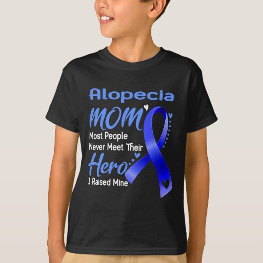 T-shirt Alopecia Maman J'Ai Élevé La Mine (Devant)