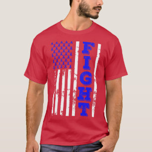 T-shirt Alopecia Sensibilisation lutte contre le drapeau a
