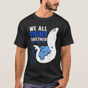 T-shirt Alopecia Sensibilisation Nous combattons tous ense