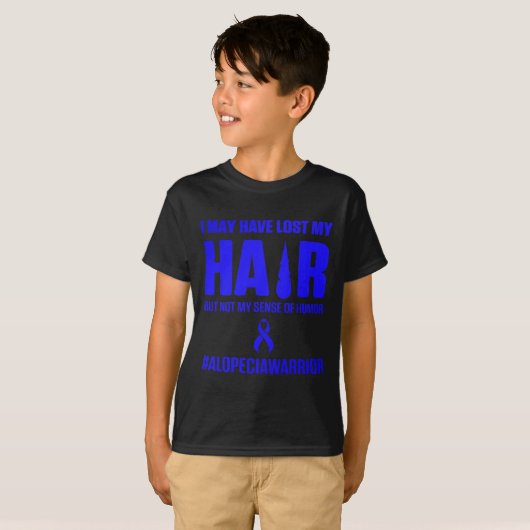 T-shirt Alopecia Sensibilisation Perte de cheveux Guerrier (Devant entier)