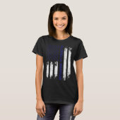 T-shirt Alopecia Sensibilisation Perte de cheveux Guerrier (Devant entier)