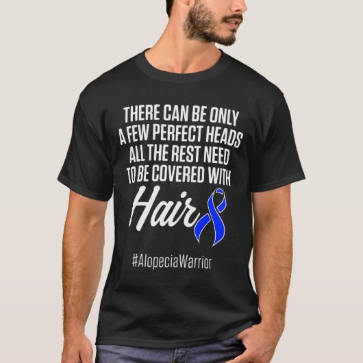 T-shirt Alopecia Sensibilisation Perte de cheveux Guerrier (Devant)