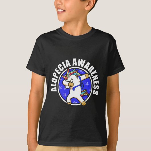 T-shirt Alopecia Sensibilisation Perte de cheveux Guerrier (Devant)