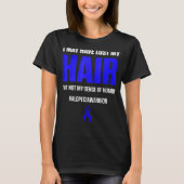 T-shirt Alopecia Sensibilisation Perte de cheveux Guerrier (Devant)