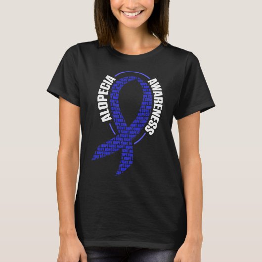 T-shirt Alopecia Sensibilisation Perte de cheveux Guerrier (Devant)