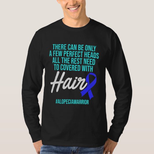 T-shirt Alopecia Sensibilisation Perte de cheveux Guerrier (Devant)