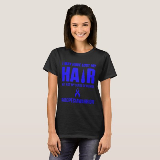 T-shirt Alopecia Sensibilisation Perte de cheveux Guerrier (Devant entier)