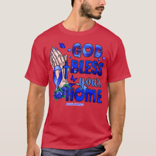 T-shirt Alopécie Sensibilisation dieu bénisse foi espoir
