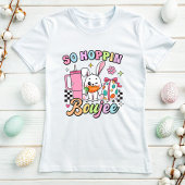 T-shirt Alors Hoppin’ Boujee Tee de Pâques; Joli lapin bra