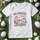 T-shirt Alors Hoppin’ Boujee Tee de Pâques; Joli lapin bra