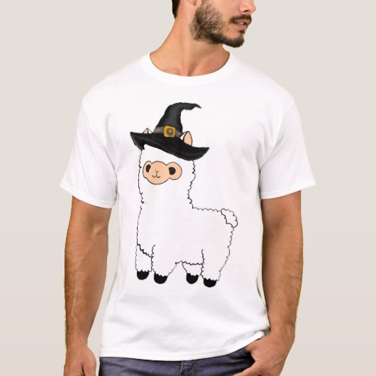 T-shirt Alpaca d'Halloween (Devant)
