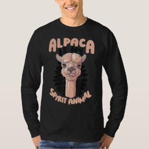 T-shirt Alpaca est mon esprit animal Huacaya Lama Pako Alp