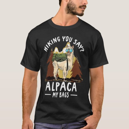 T-shirt Alpaca Hiking Apparel For Women (Devant)