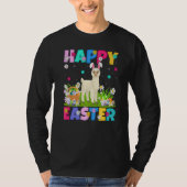 T-shirt Alpaca Joyeux Bunny de Pâques Alpaca dimanche de P (Devant)
