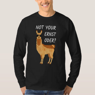 T-shirt Alpaca Lama Nicht Dein Ernst Pas Vos Ernst Ou Den