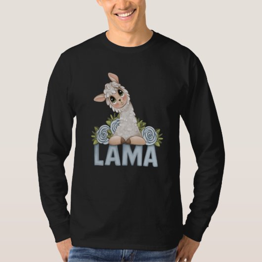T-shirt alpaca llama animal  animal (Devant)