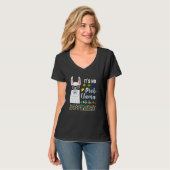 T-shirt alpaca llama animal autism awareness (Devant entier)