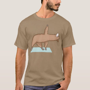 T-shirt Alpaca Llama Yoga Sport Gymnastique amusante Gymna