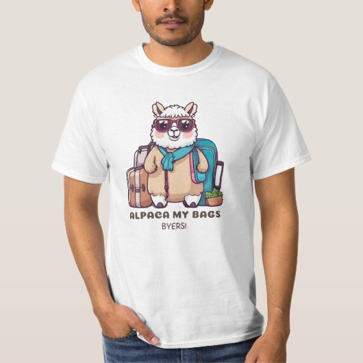 T-shirt Alpaca mes sacs (Devant)