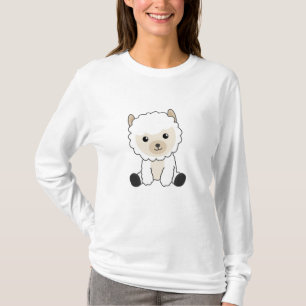 T-shirt Alpaca mignon Animaux Pour Enfants Amusants Alpaca