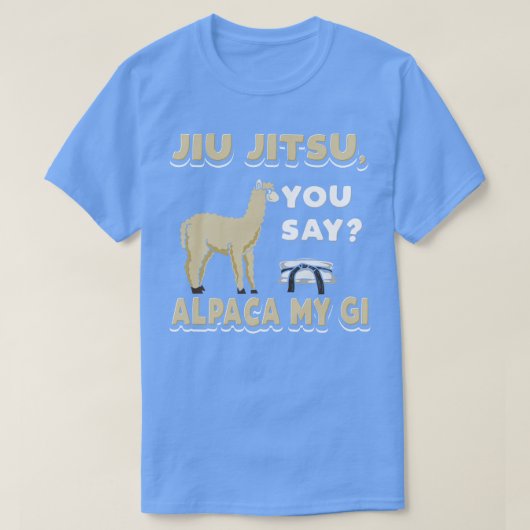 T-shirt Alpaca my gi brésilien jiu jitsu (Design devant)