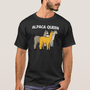 T-shirt Alpaca pour les femmes maman Camelid Mammal animal