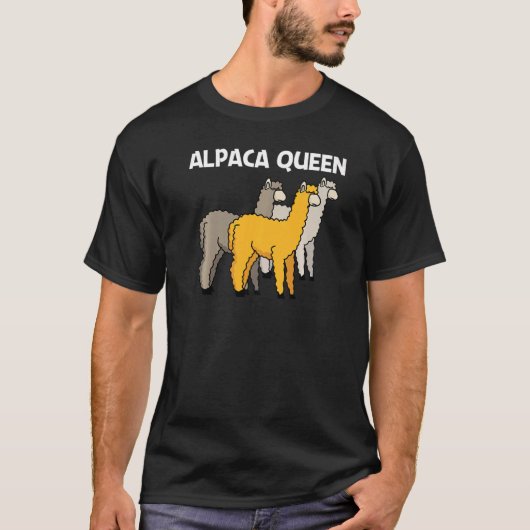 T-shirt Alpaca pour les femmes maman Camelid Mammal animal (Devant)