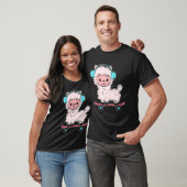 T-shirt Alpaca Skateboard Skateboard Enthusiast (Unisexe)