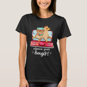 T-shirt Alpaca Vos Sacs Cool Llama Vacances Été Voyage
