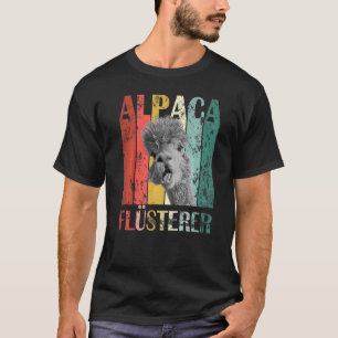 T-shirt Alpaca Whisper Alpaca Lama Vintage