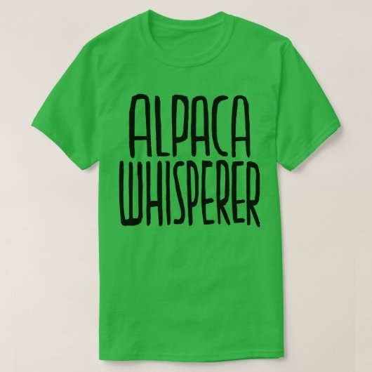 T-shirt Alpaca Whisperer (Design devant)