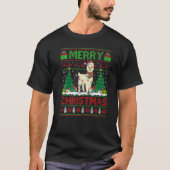 T-shirt Alpaca  Xmas Tree Lights Ugly Santa Alpaca Christm (Devant)
