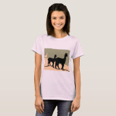 T-shirt Alpacas à flanc de colline (Devant entier)