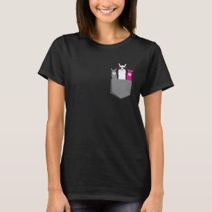 T-shirt Alpacas dans la poche, Alpaca et Lama