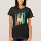 T-shirt Alpacas LLamas Mammals Alpaca Silhouette (Devant)