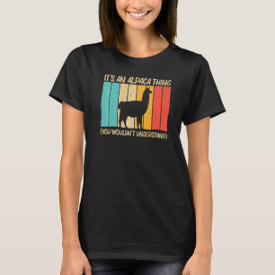 T-shirt Alpaga Cool Pour Hommes Femmes Animal Péruvien Alp
