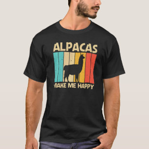 T-shirt Alpaga Cool Pour Hommes Femmes Animal Péruvien Alp