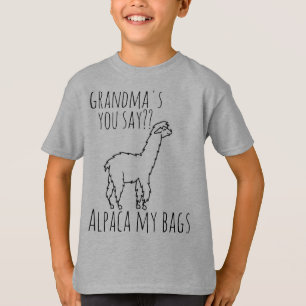 T-shirt alpaga de grand-maman mes sacs