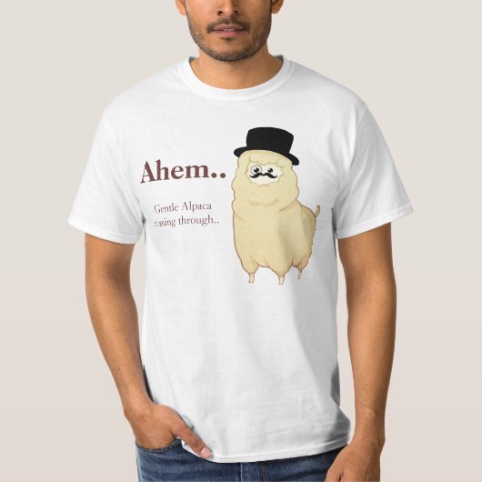 T-shirt Alpaga mignon de monsieur (Devant)